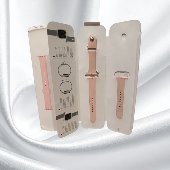 Apple Watch Pink Sand Sport Band 42/44/45mm Excellent Condition Authentic - Picture 7 of 14